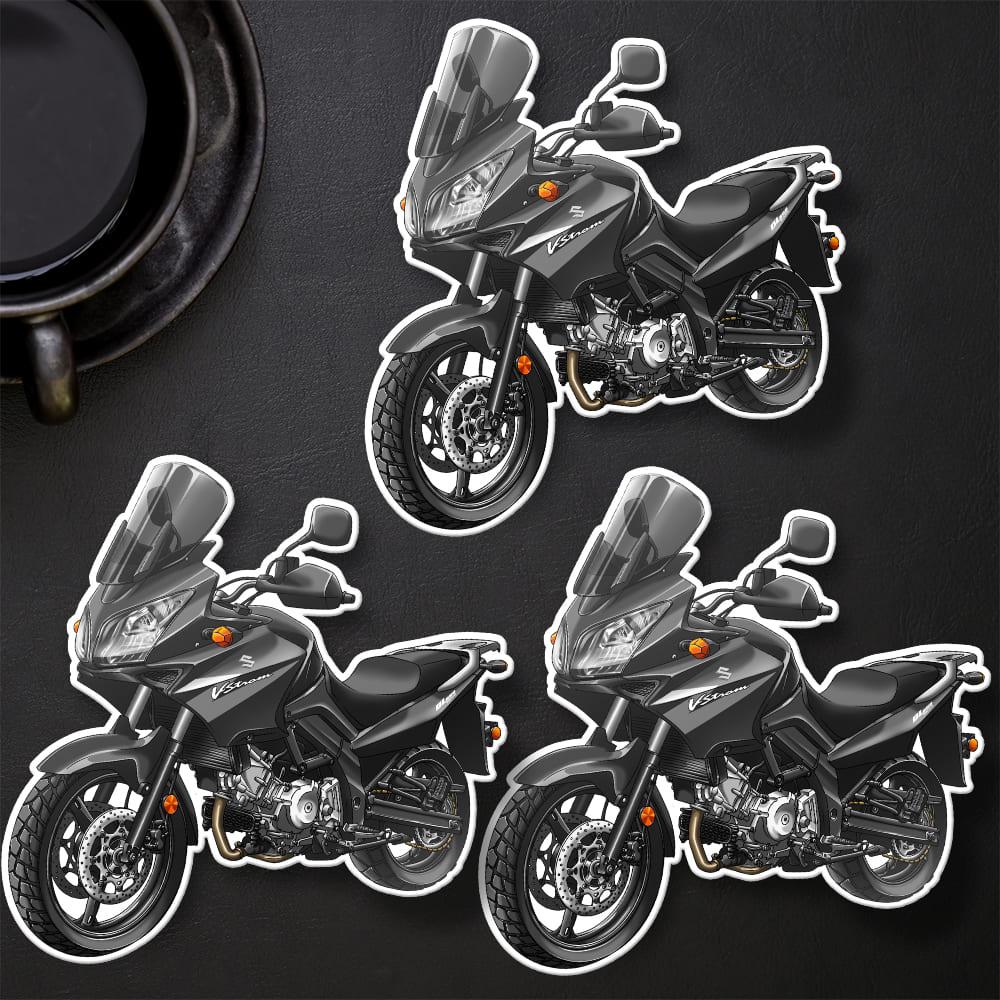 Suzuki V-Strom 650 2004-06 Inspired Stickers - Set of 3 Biker Motorcycle Decals
