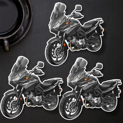 Suzuki V-Strom 650 2004-06 Inspired Stickers - Set of 3 Biker Motorcycle Decals