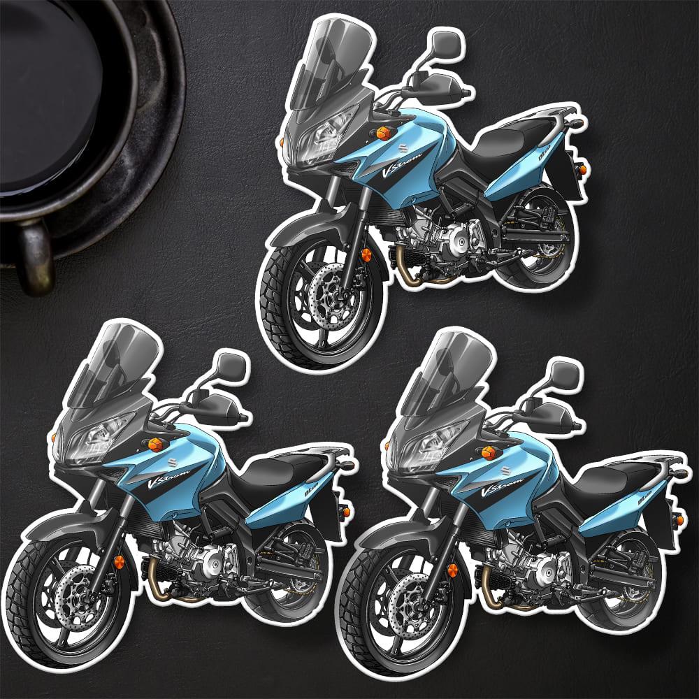 Suzuki V-Strom 650 2004-06 Inspired Stickers - Set of 3 Biker Motorcycle Decals