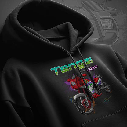 Kawasaki KLR 650 B Tengai Hoodie - Motorcycle Sweatshirt for Riders
