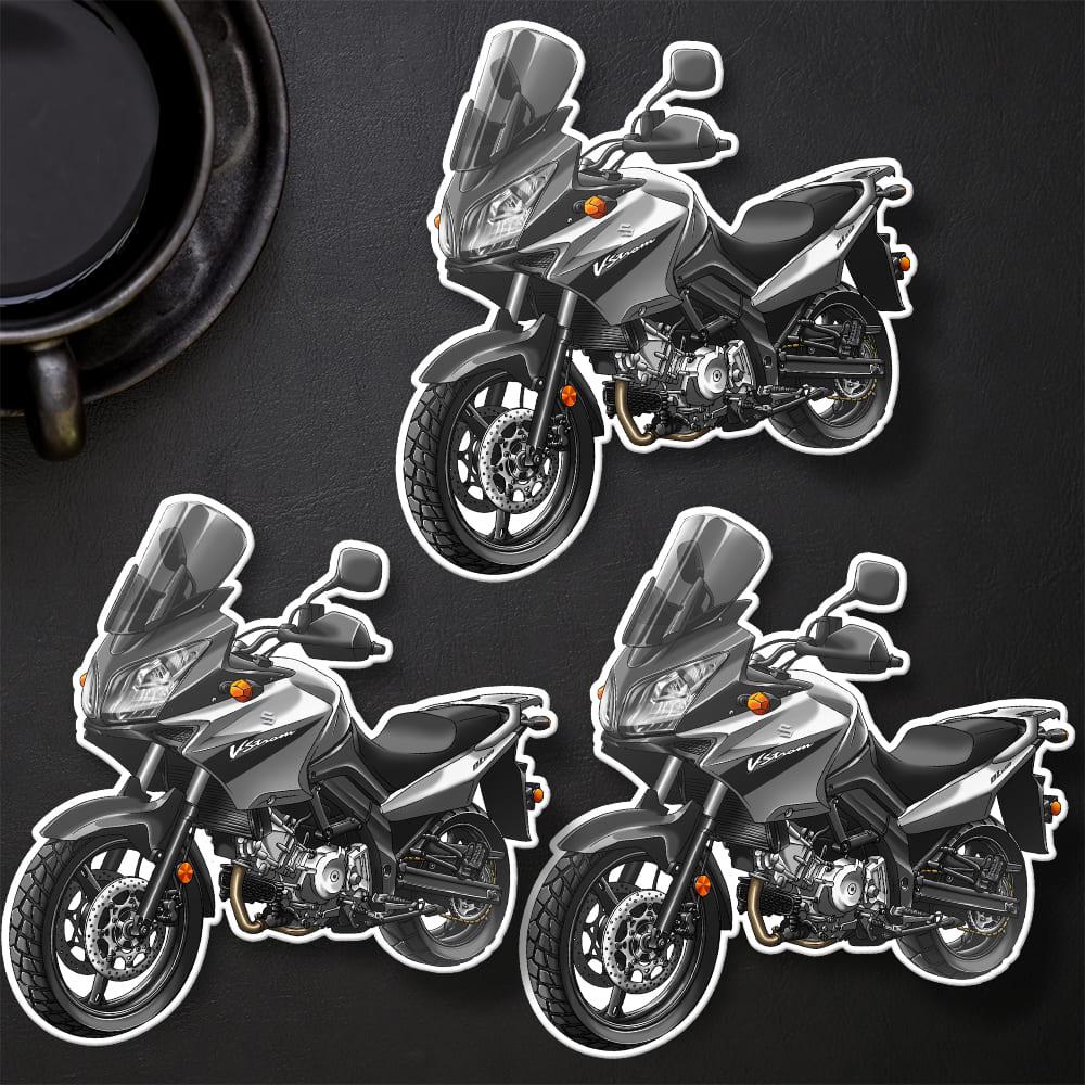 Suzuki V-Strom 650 2004-06 Inspired Stickers - Set of 3 Biker Motorcycle Decals