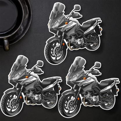 Suzuki V-Strom 650 2004-06 Inspired Stickers - Set of 3 Biker Motorcycle Decals
