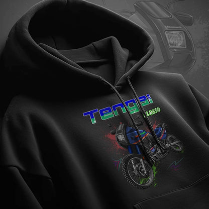 Kawasaki KLR 650 B Tengai Hoodie - Motorcycle Sweatshirt for Riders