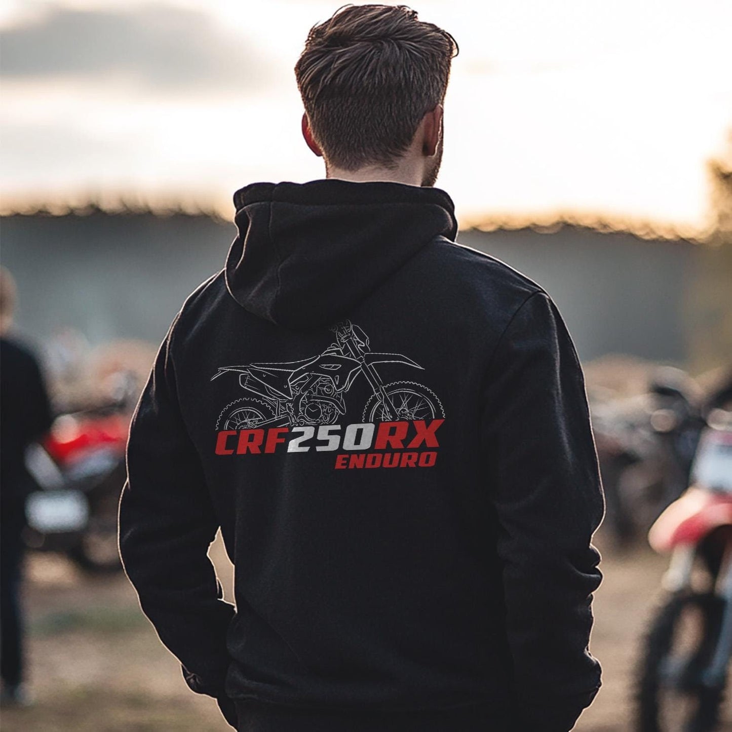 Honda CRF250RX Enduro Inspired Hoodie - Motorcycle Sweatshirt