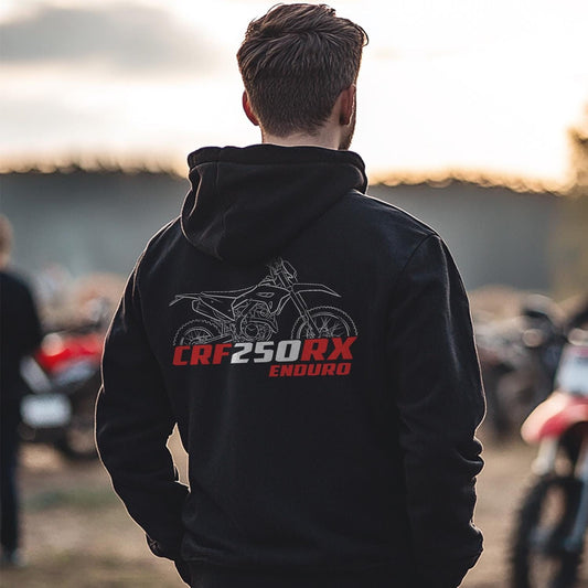 Honda CRF250RX Enduro Inspired Hoodie - Motorcycle Sweatshirt