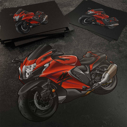 Suzuki Hayabusa 2021-24 Inspired Stickers - Set of 3 Motorcycle Decals