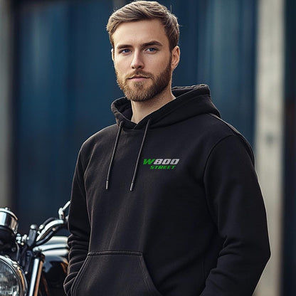 Kawasaki W800 Street Inspired Hoodie - Motorcycle Sweatshirt for Riders