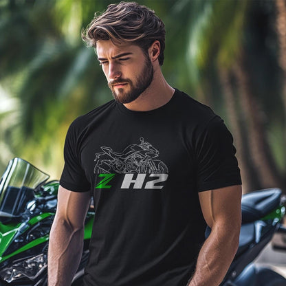 Kawasaki Z H2 Inspired T-Shirt - Motorcycle Tee Shirt for Riders