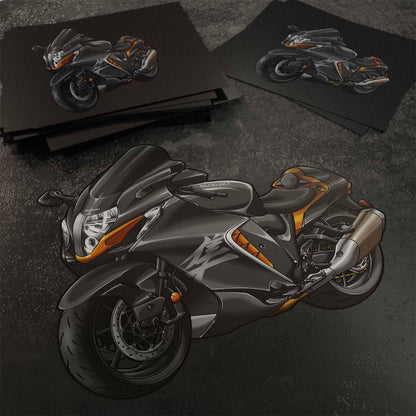 Suzuki Hayabusa 2021-24 Inspired Stickers - Set of 3 Motorcycle Decals