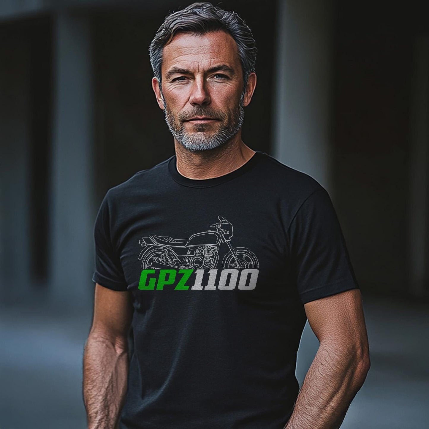 Kawasaki GPZ1100 Inspired T-Shirt - Motorcycle Tee Shirt for Riders