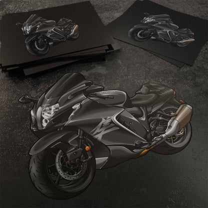 Suzuki Hayabusa 2021-24 Inspired Stickers - Set of 3 Motorcycle Decals