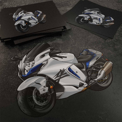 Suzuki Hayabusa 2021-24 Inspired Stickers - Set of 3 Motorcycle Decals