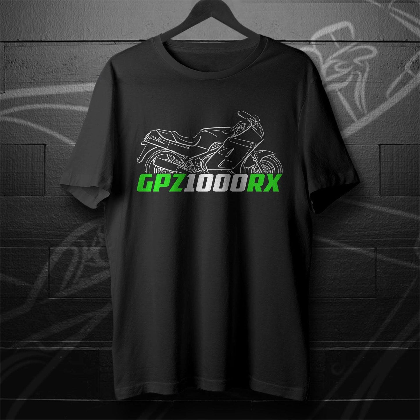 Kawasaki GPZ1000RX Inspired T-Shirt - Motorcycle Tee Shirt for Riders