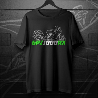 Kawasaki GPZ1000RX Inspired T-Shirt - Motorcycle Tee Shirt for Riders