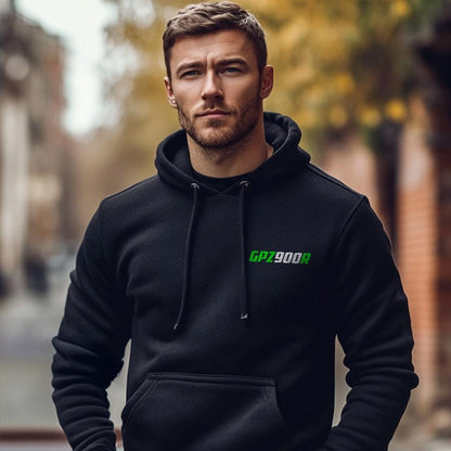 Kawasaki GPZ900R Inspired Hoodie - Motorcycle Sweatshirt for Riders
