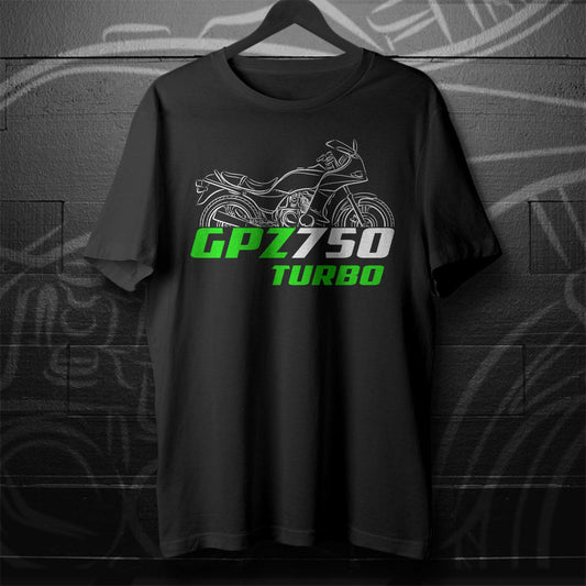 Kawasaki GPZ750 Turbo Inspired T-Shirt - Motorcycle Tee Shirt for Riders