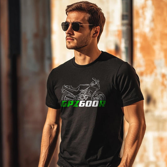 Kawasaki GPZ600R Inspired T-Shirt - Motorcycle Tee Shirt for Riders