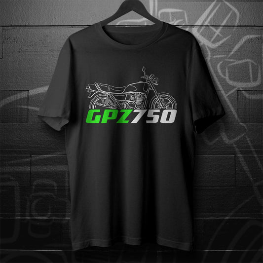 Kawasaki GPZ750 Inspired T-Shirt - Motorcycle Tee Shirt for Riders