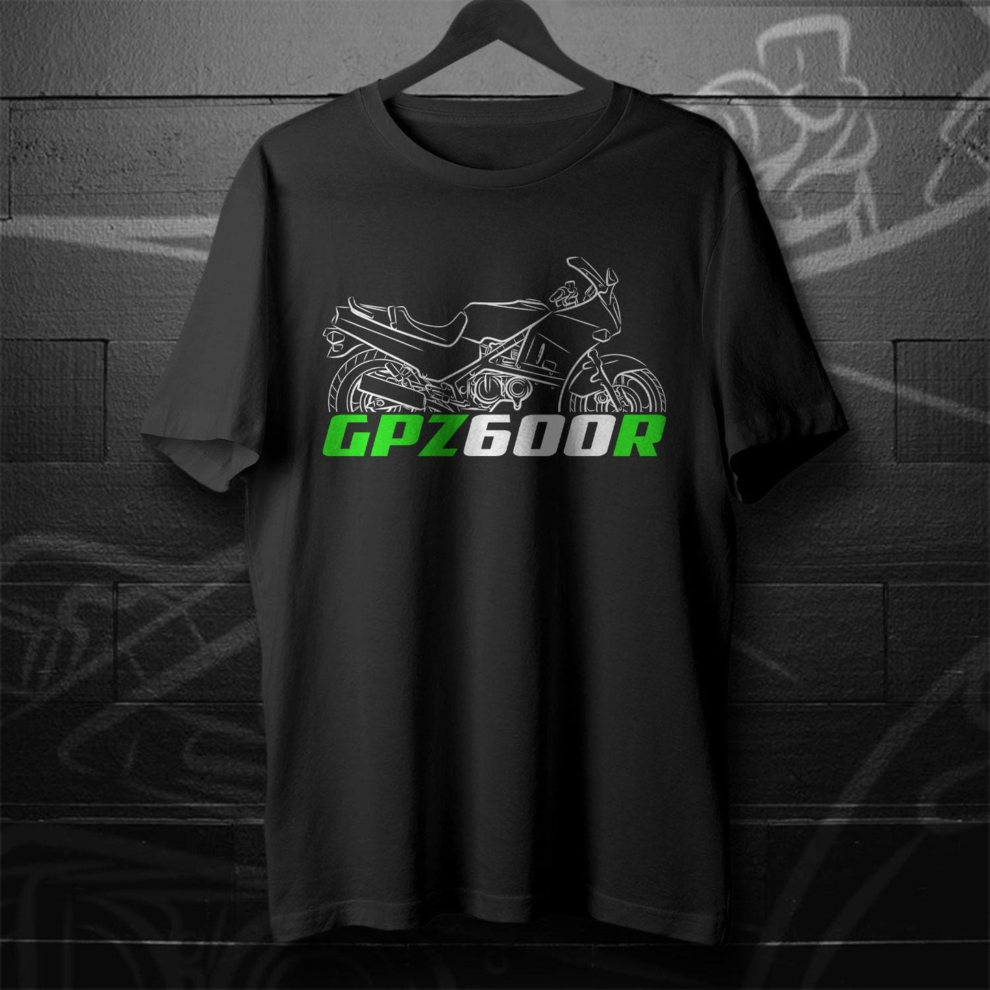 Kawasaki GPZ600R Inspired T-Shirt - Motorcycle Tee Shirt for Riders