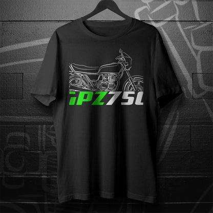 Kawasaki GPZ750 Inspired T-Shirt - Motorcycle Tee Shirt for Riders