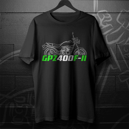 Kawasaki GPZ400F-II Inspired T-Shirt - Motorcycle Tee Shirt for Riders