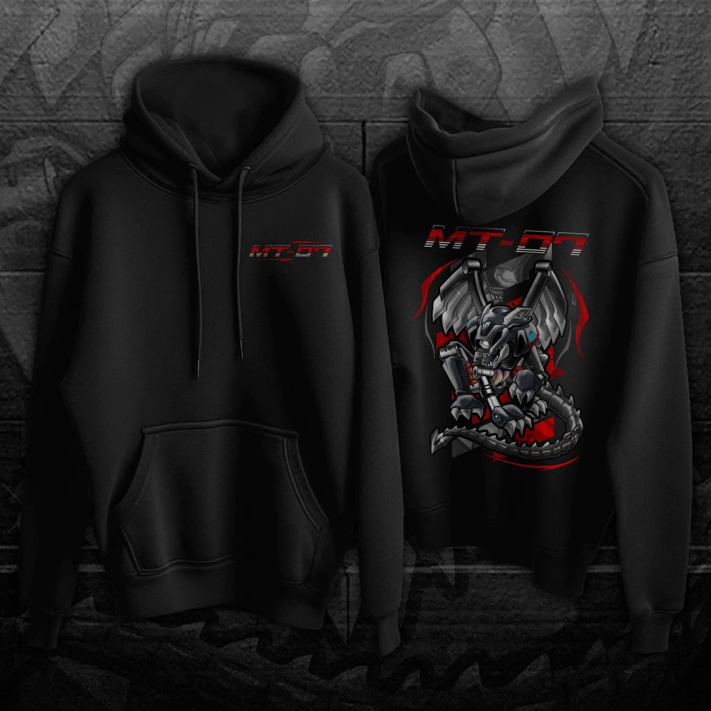 Yamaha MT-07 Inspired Hoodies - Motorcycle Sweatshirt