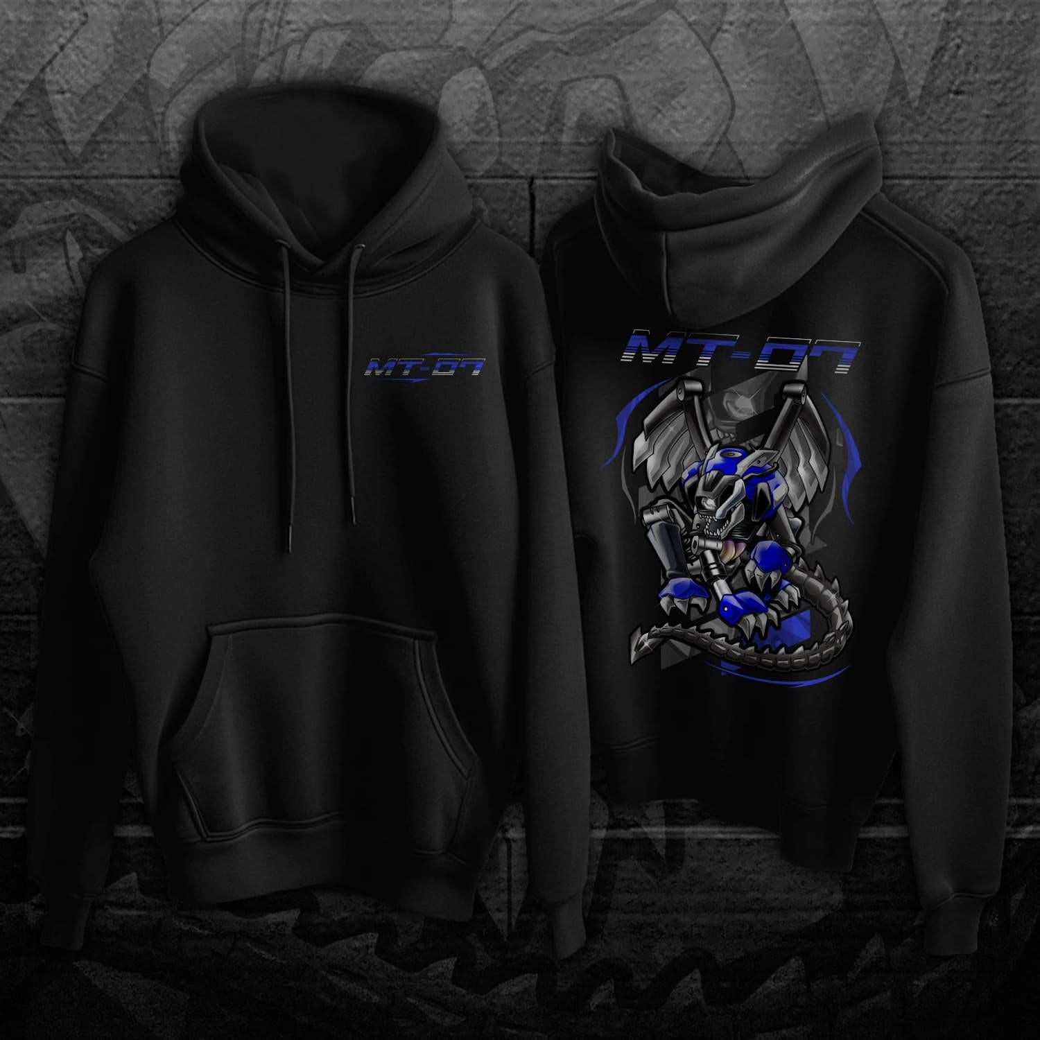 Yamaha MT-07 Inspired Hoodies - Motorcycle Sweatshirt