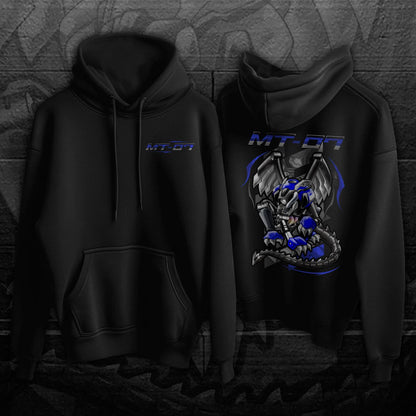 Yamaha MT-07 Inspired Hoodies - Motorcycle Sweatshirt