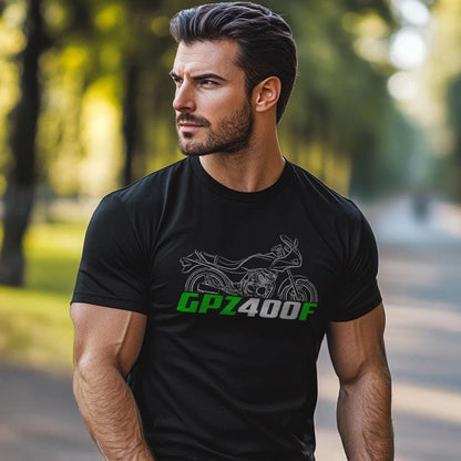 Kawasaki GPZ400F 1983-1985 Inspired T-Shirt - Motorcycle Tee Shirt for Riders