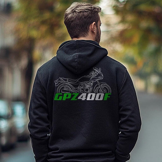Kawasaki GPZ400F 1983-1985 Inspired Hoodie - Motorcycle Sweatshirt for Riders