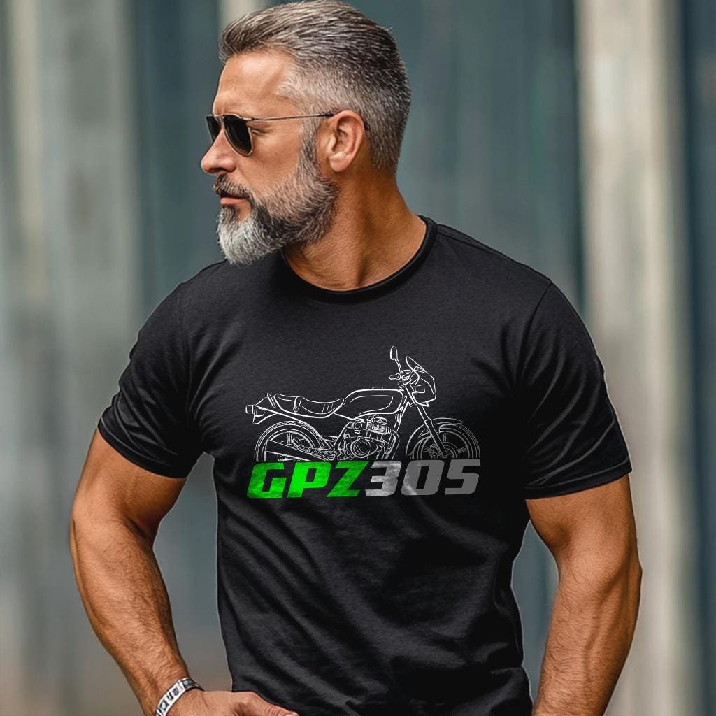 Kawasaki GPZ305 Inspired T-Shirt - Motorcycle Tee Shirt for Riders