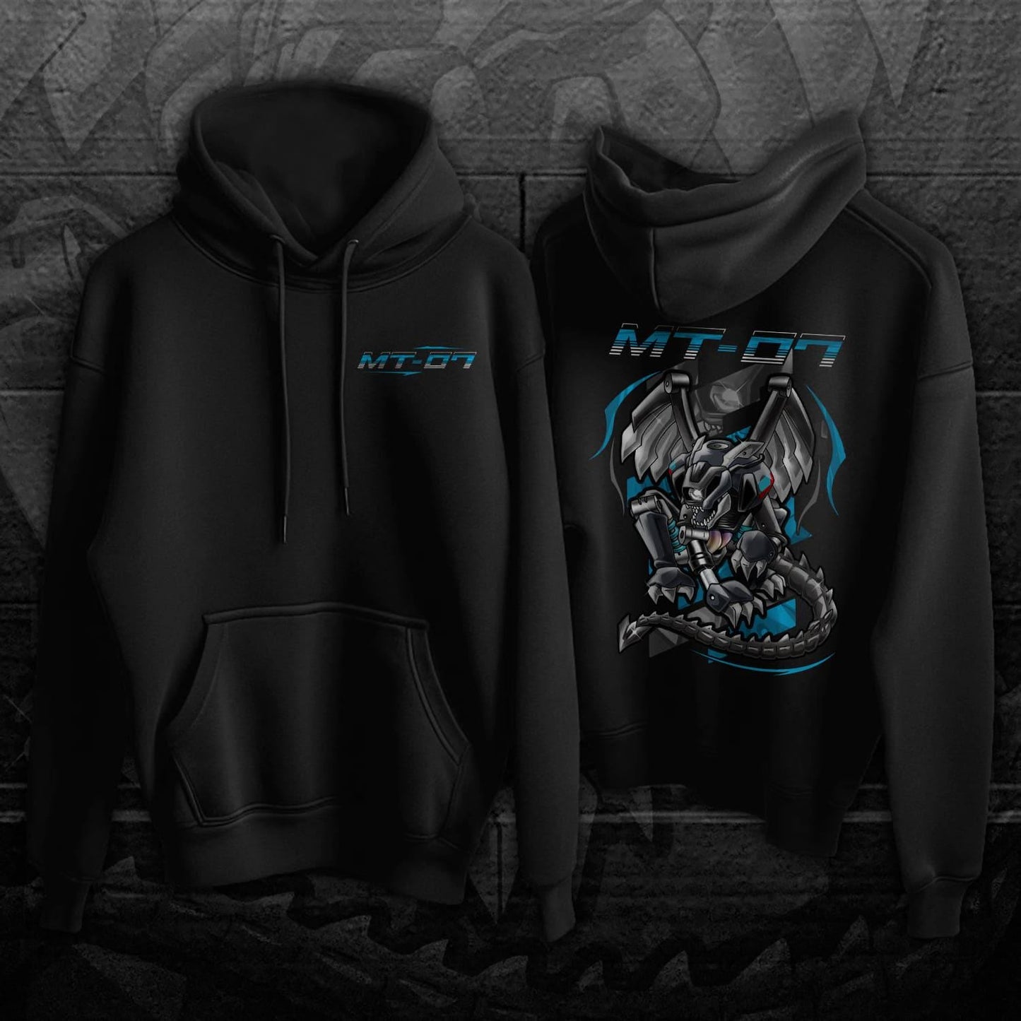 Yamaha MT-07 Inspired Hoodies - Motorcycle Sweatshirt