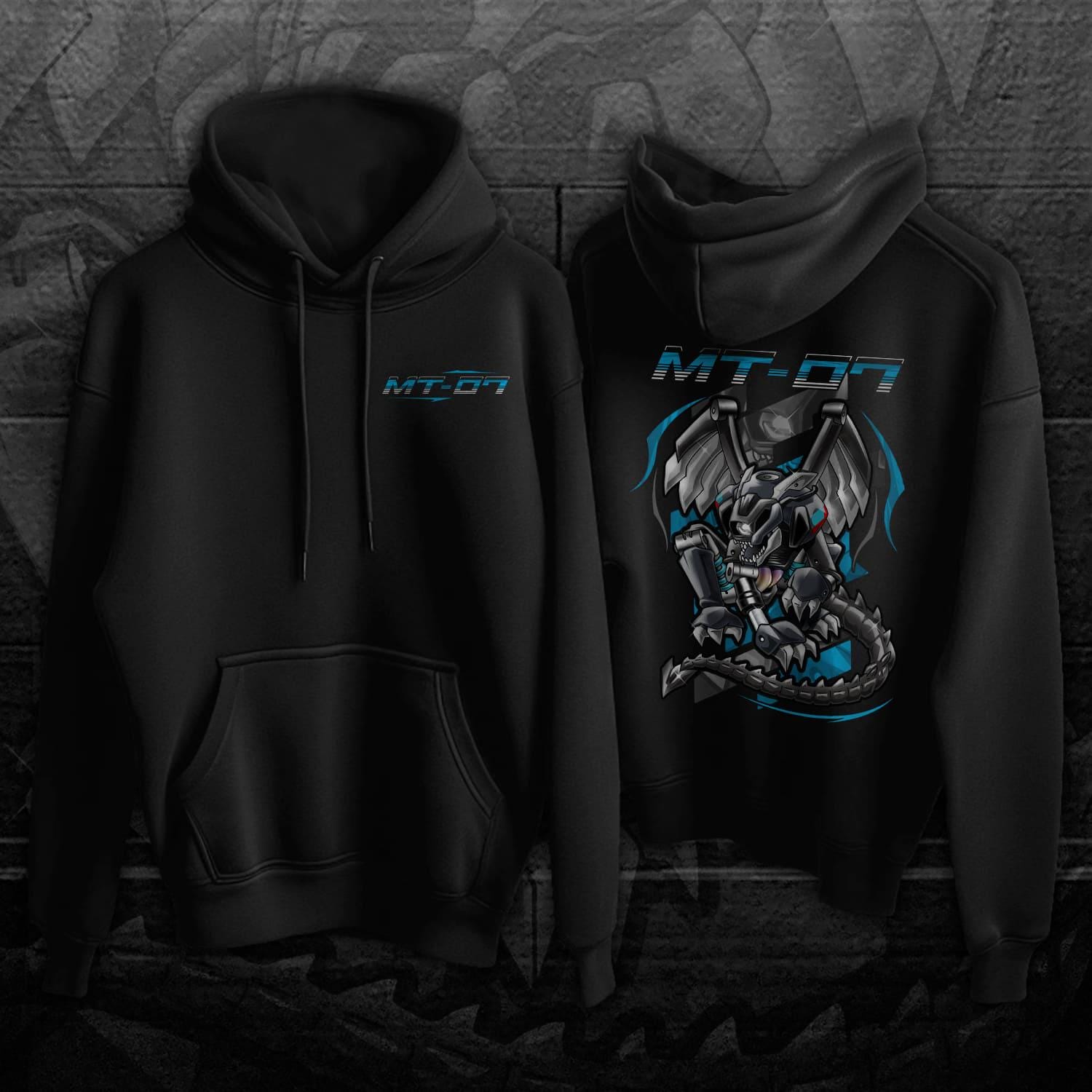 Yamaha MT-07 Inspired Hoodies - Motorcycle Sweatshirt