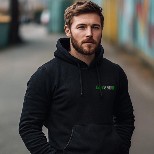 Kawasaki GPZ250R Inspired Hoodie - Motorcycle Sweatshirt for Riders