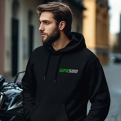 Kawasaki GPX500 Inspired Hoodie - Motorcycle Sweatshirt for Riders