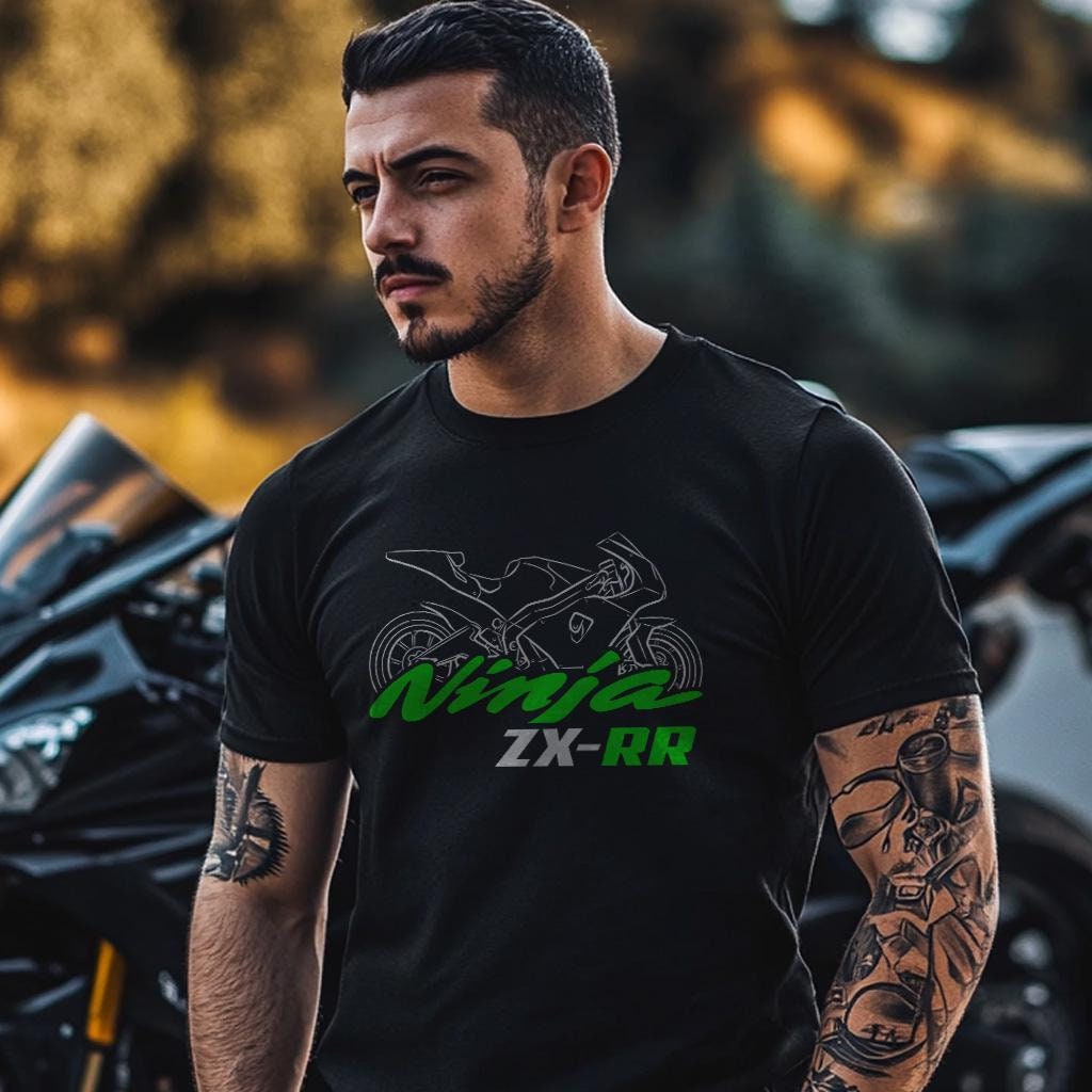 Kawasaki Ninja ZX-RR Inspired T-Shirt - Motorcycle Tee Shirt for Riders