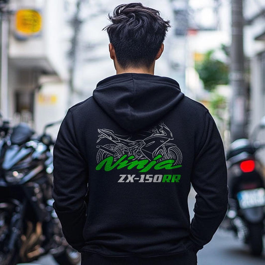 Kawasaki Ninja ZX-150RR 2012-2014 Inspired Hoodie - Motorcycle Sweatshirt for Riders