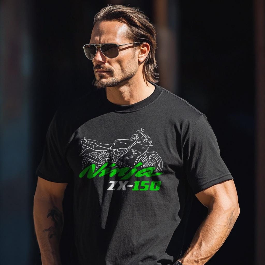 Kawasaki KRR Ninja ZX-150 2004-2011 Inspired T-Shirt - Motorcycle Tee Shirt for Riders