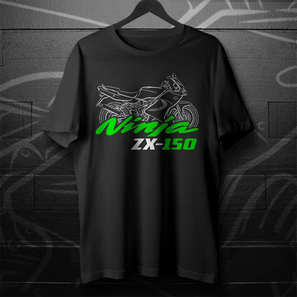 Kawasaki KRR Ninja ZX-150 2004-2011 Inspired T-Shirt - Motorcycle Tee Shirt for Riders