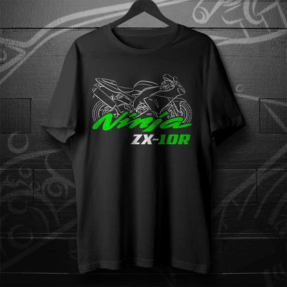 Kawasaki Ninja ZX-10R Inspired T-Shirt - Motorcycle Tee Shirt for Riders