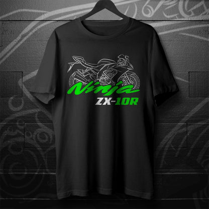 Kawasaki Ninja ZX-10R Inspired T-Shirt - Motorcycle Tee Shirt for Riders