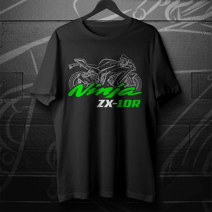 Kawasaki Ninja ZX-10R Inspired T-Shirt - Motorcycle Tee Shirt for Riders