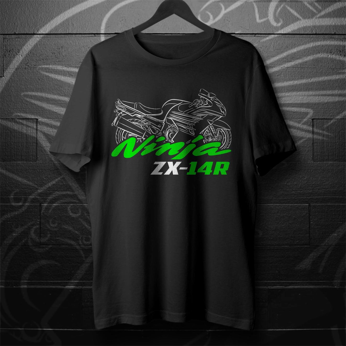 Kawasaki Ninja ZX-14 & ZX-14R Inspired T-Shirt - Motorcycle Tee Shirt for Riders