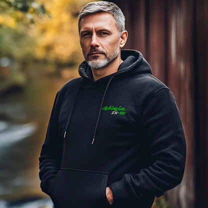 Kawasaki Ninja ZX-9R Inspired Hoodie - Motorcycle Sweatshirt for Riders