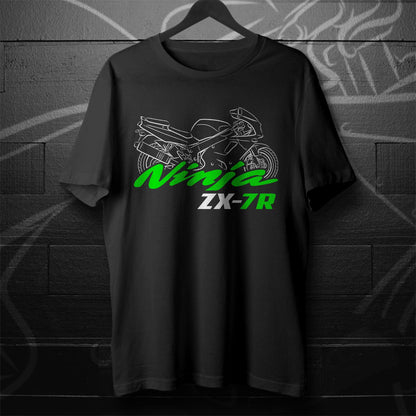 Kawasaki Ninja ZX-7R Inspired T-Shirt - Motorcycle Tee Shirt for Riders