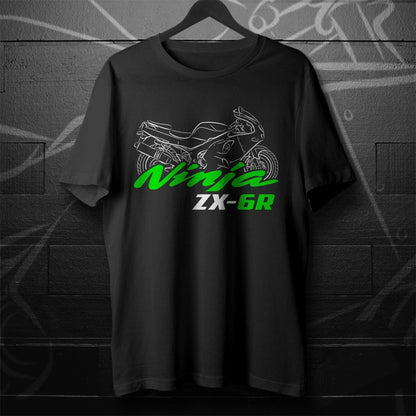 Kawasaki Ninja ZX-6R 1995-2008 Inspired T-Shirt - Motorcycle Tee Shirt for Riders