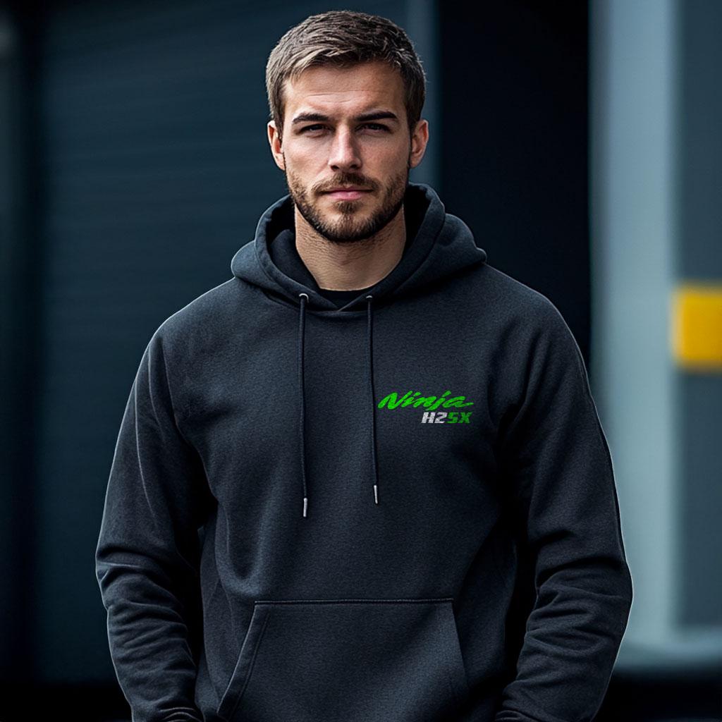 Kawasaki Ninja H2 SX Inspired Hoodie - Motorcycle Sweatshirt for Riders