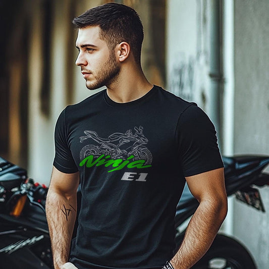 Kawasaki Ninja e1 2024 Inspired T-Shirt - Motorcycle Tee Shirt for Riders