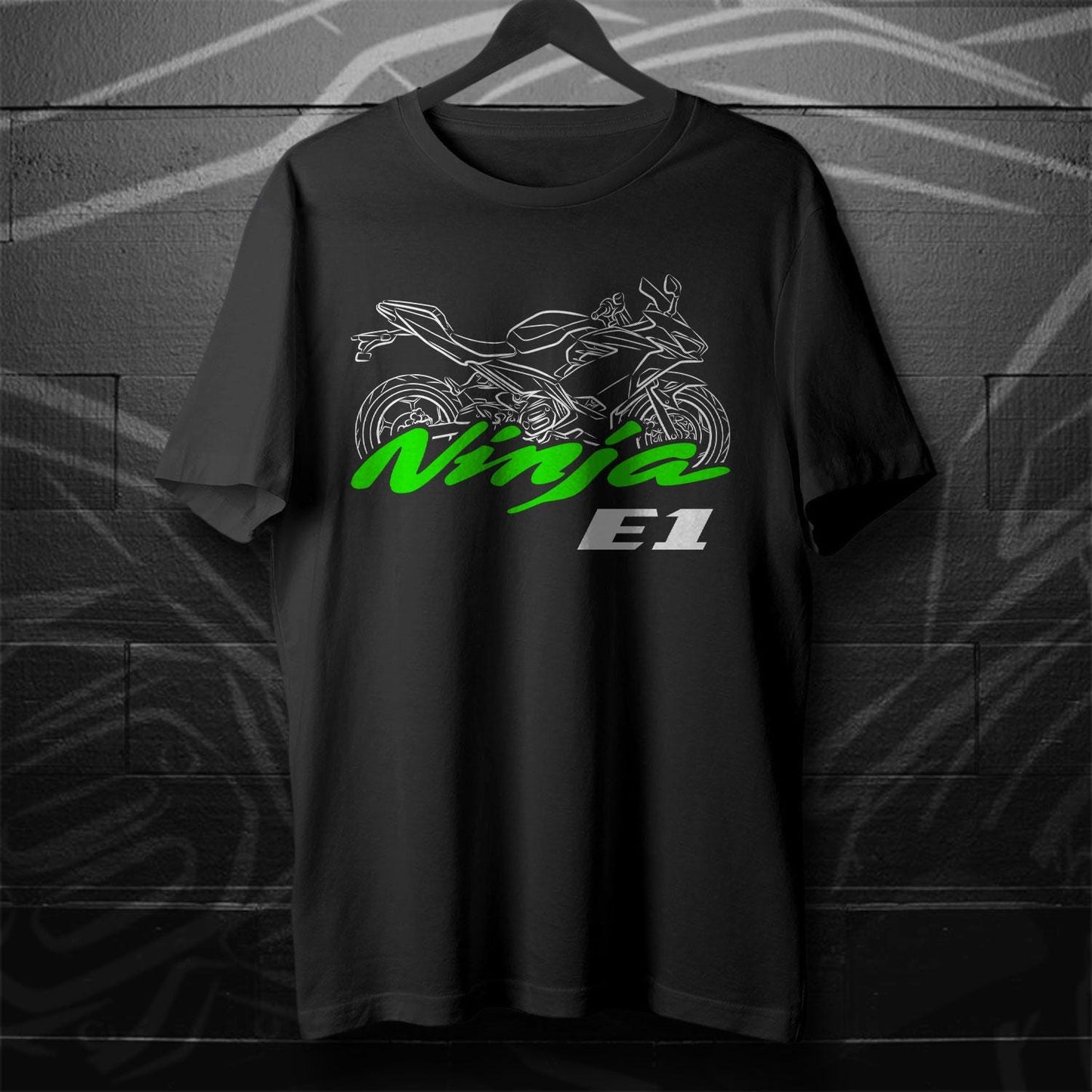 Kawasaki Ninja e1 2024 Inspired T-Shirt - Motorcycle Tee Shirt for Riders