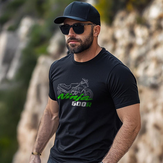 Kawasaki Ninja 600R Inspired T-Shirt - Motorcycle Tee Shirt for Riders